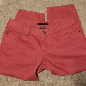 Calvin klein jeans faded red with pocket details